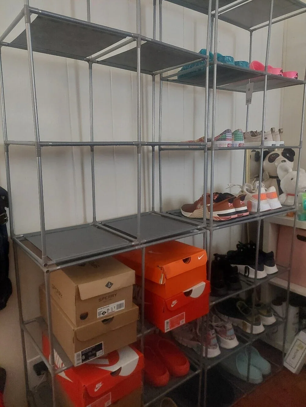 New Clean Organize Store 6 CubE Storage Rack COS Portable No Tools Needed